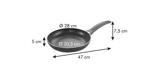 Panvica MANICO ROSSO ø 28 cm