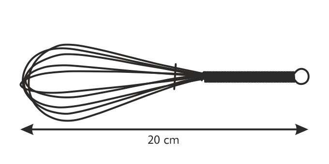 Šľahacia metla DELÍCIA 20 cm