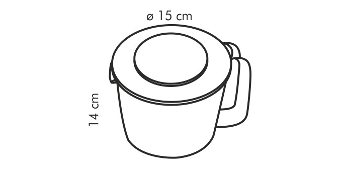 Nádoba na mixovanie s odmerkou DELÍCIA 1,5l