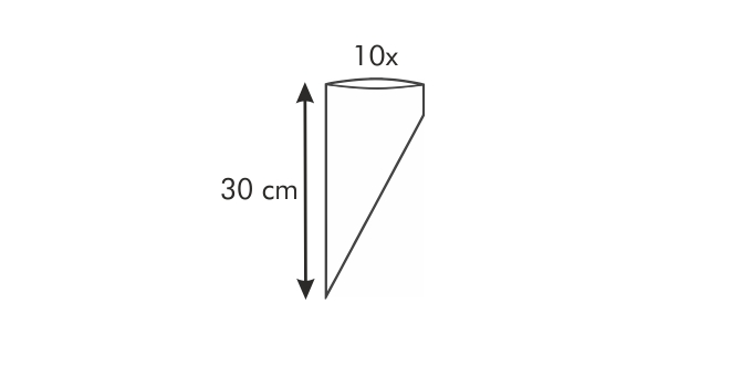 Zdobiace vrecko DELÍCIA 30 cm, 10 ks, 6 trysiek