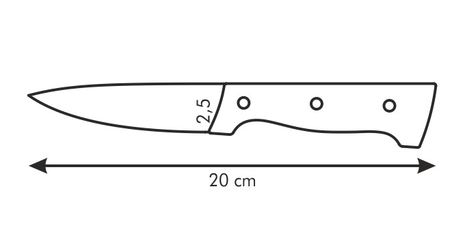 Nôž univerzálny HOME PROFI 9 cm