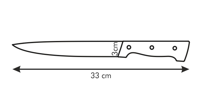 Nôž na porciovanie HOME PROFI 20 cm