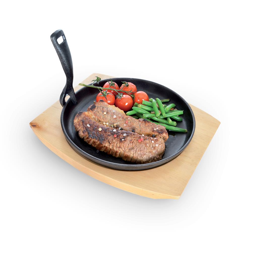 Panvica liatinová 22cm s doskou