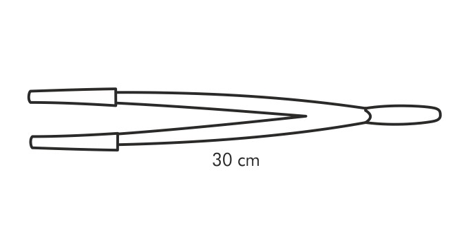 Kuchynská pinzeta so silikónovým zakončením PRESTO
