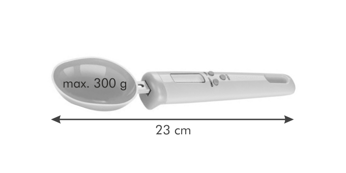 Elektronická lyžica na váženie DELÍCIA