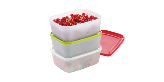 Zdravé dózy do mrazničky PURITY 1.0 l, 3 ks