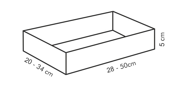 Nastaviteľná forma na tortu obdĺžníková DELÍCIA