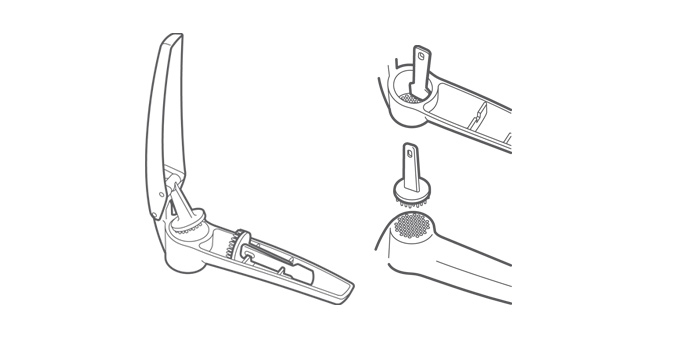 Lis na cesnak PRESIDENT, s čistítkom